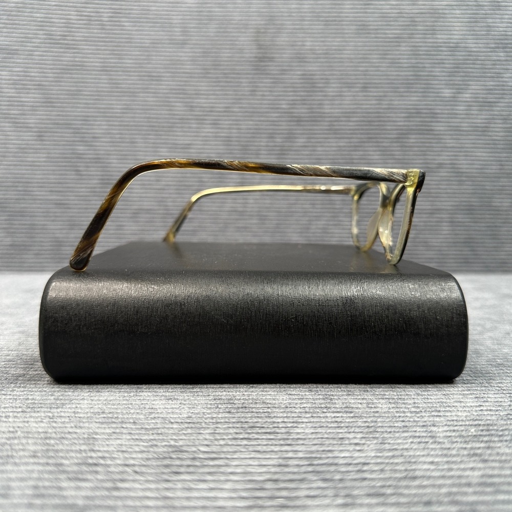 Bulova Newport Black Horn Cat Eye Eyeglasses Frames 52-17-135 NEWPORT BKHRN - Picture 2 of 15